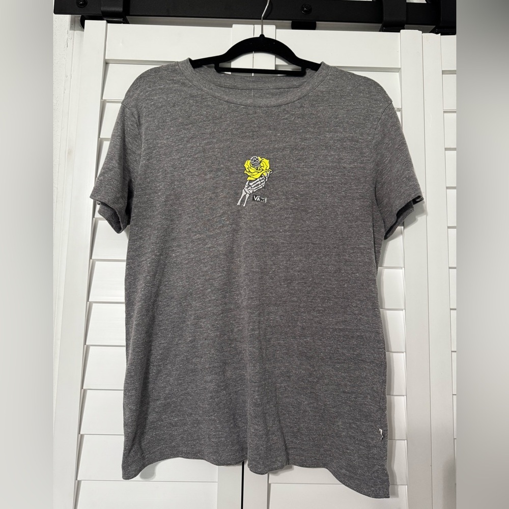 VANS Off The Wall Skull and Rose T-shirt Sz Medium